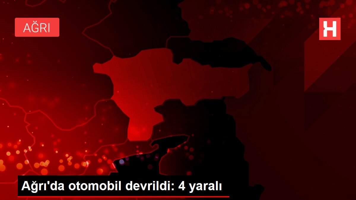 Ağrı'da otomobil devrildi: 4 yaralı