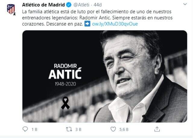 Fenerbahçe'nin eski futbolcusu Radomir Antic vefat etti Fenerbahçe'nin eski futbolcusu Radomir Antic vefat etti