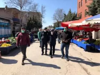 Süloğlu'nda apartmanlar dezenfekte edildi
