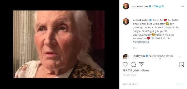 Annesi vefat eden Suzan Kardeş'ten duygusal paylaşım: Hak ettiğin gibi uğurlayamadık Annesi vefat eden Suzan Kardeş'ten duygusal paylaşım: Hak ettiğin gibi uğurlayamadık
