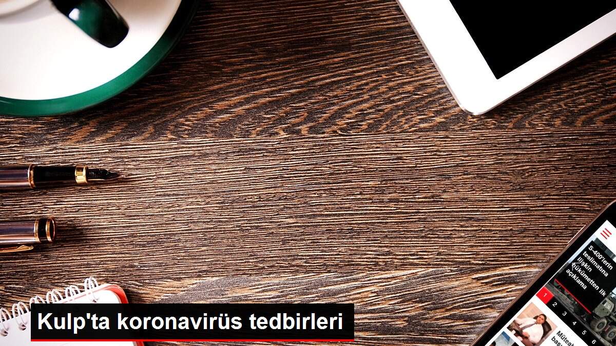 Kulp'ta koronavirüs tedbirleri