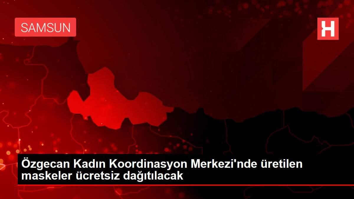 Özgecan Kadın Koordinasyon Merkezi'nde üretilen maskeler ücretsiz dağıtılacak