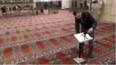Selimiye'deki kandil programı sosyal medyadan canlı yayınlandı Selimiye'deki kandil programı sosyal medyadan canlı yayınlandı