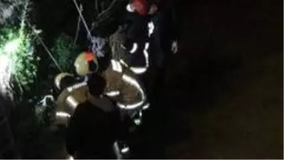 Bursa'da otomobil dereye uçtu: 3 yaralı Bursa'da otomobil dereye uçtu: 3 yaralı