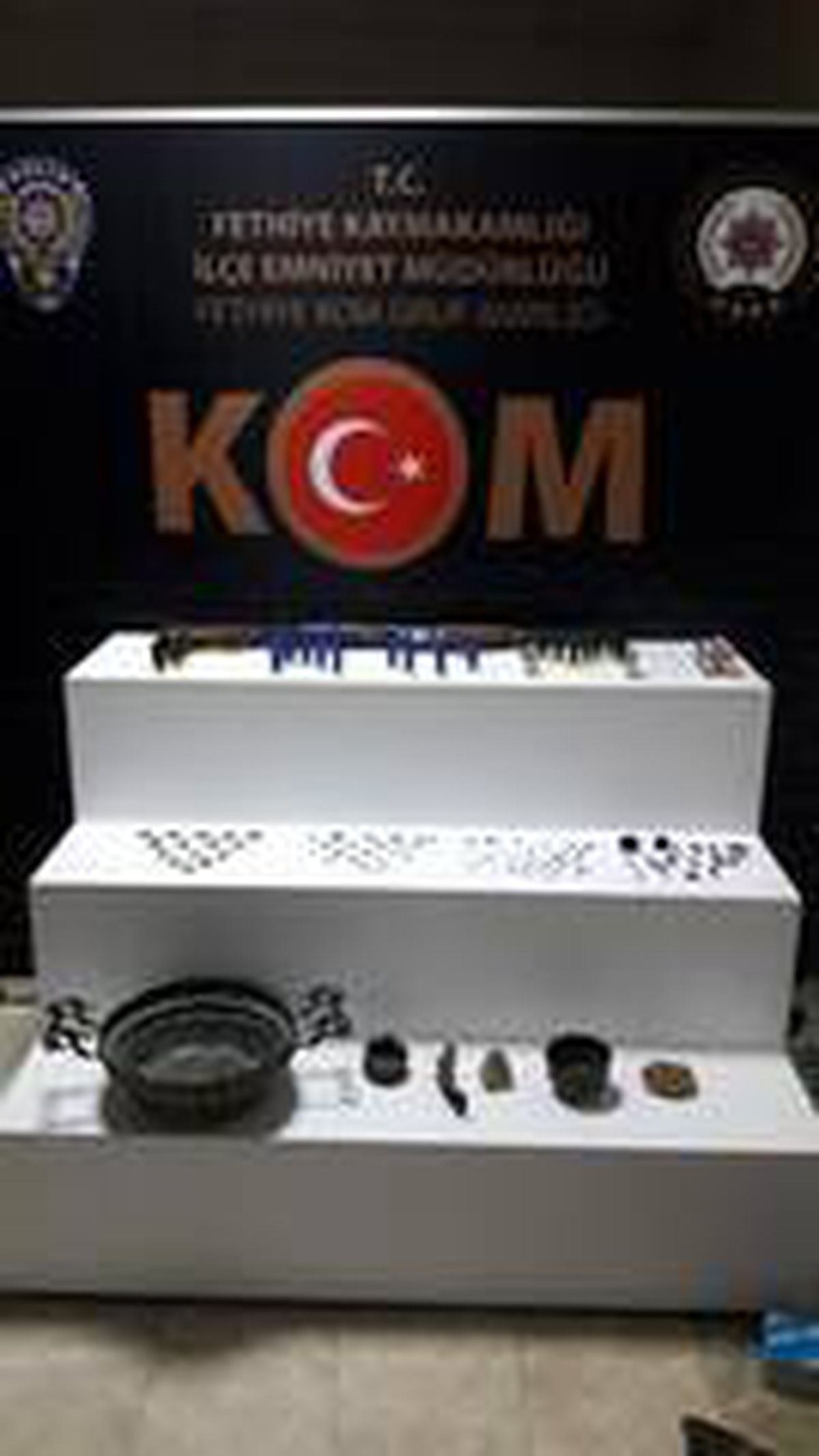 Fethiye'de tarihi eser operasyonu