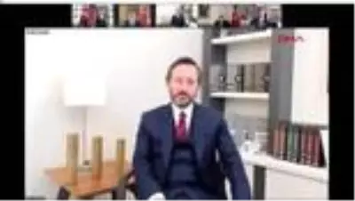 İLETİŞİM BAŞKANI ALTUN KORONAVİRÜSLE MÜCADELE VİDEOKONFERANSINDA KONUŞTU