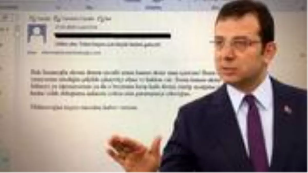 İmamoğlu'na gelen mailde korkunç tehdit: Seni paramparça edeceğim