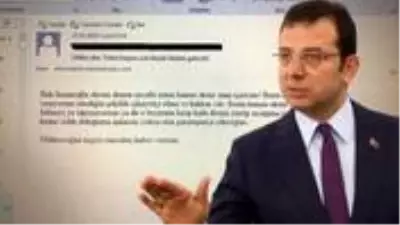 İmamoğlu'na gelen mailde korkunç tehdit: Seni paramparça edeceğim İmamoğlu'na gelen mailde korkunç tehdit: Seni paramparça edeceğim