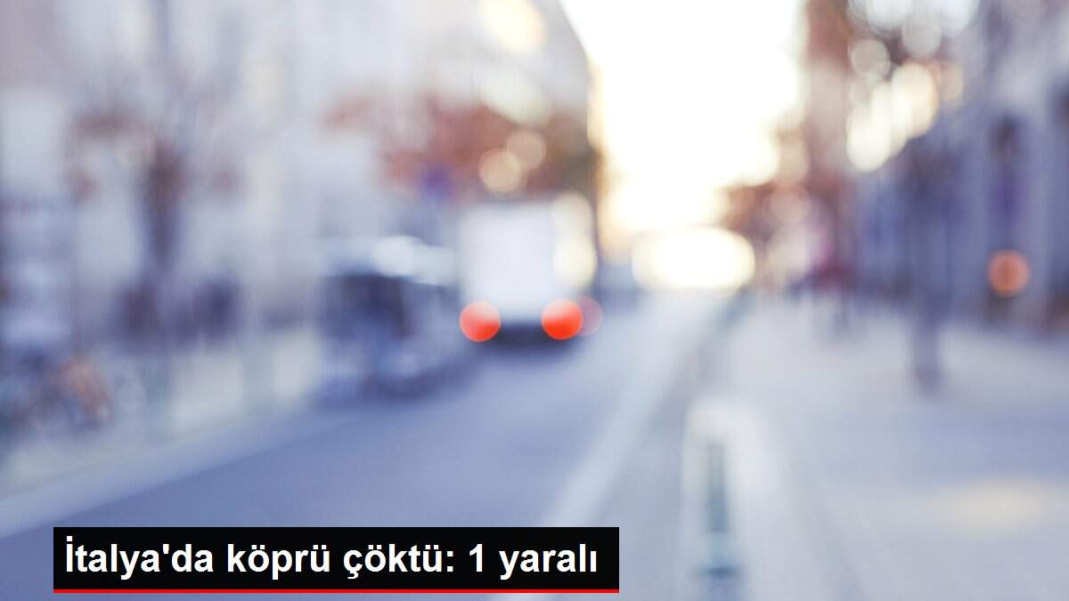 İtalya'da köprü çöktü: 1 yaralı
