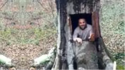 Oyduğu ağaç kovuğuna giren vatandaş koronaya meydan okudu: Erkek ister beni bulmaya Oyduğu ağaç kovuğuna giren vatandaş koronaya meydan okudu: Erkek ister beni bulmaya