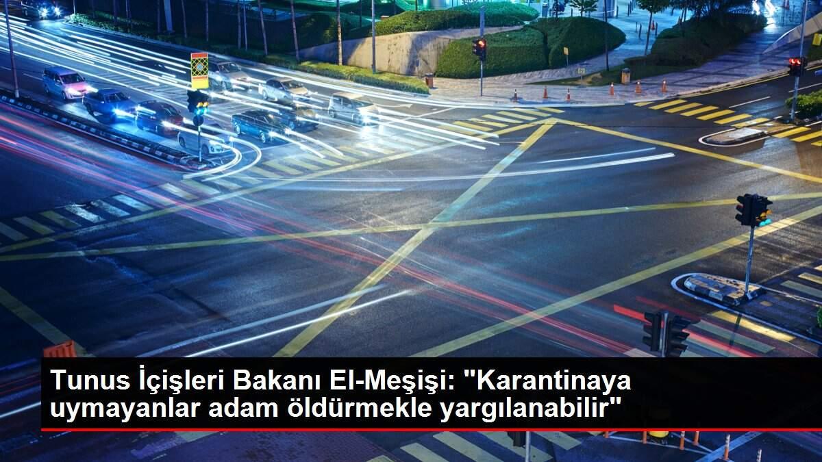 Tunus İçişleri Bakanı El-Meşişi: 'Karantinaya uymayanlar adam öldürmekle yargılanabilir'