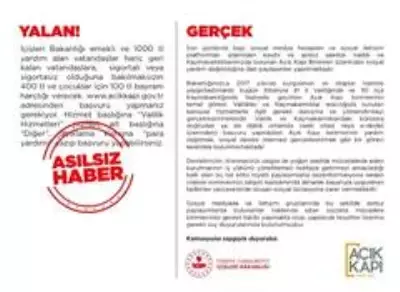 Açık Kapı'dan yardım iddialarına yalanlama