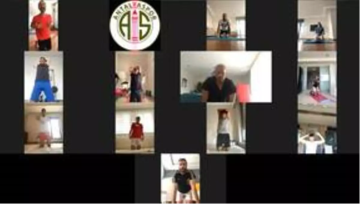 Antalyaspor'da telekonferanslı antrenmanlar sürüyor