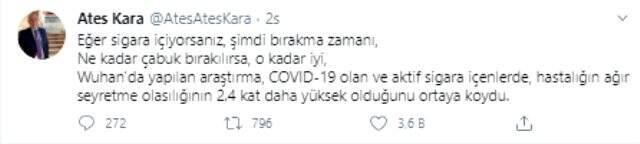 Bilim Kurulu Üyesi, 'Şimdi tam zamanı' deyip tiryakilere korona çağrısı yaptı
