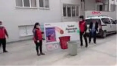 DÜZCE Karantinada basket atarak eğlendiler