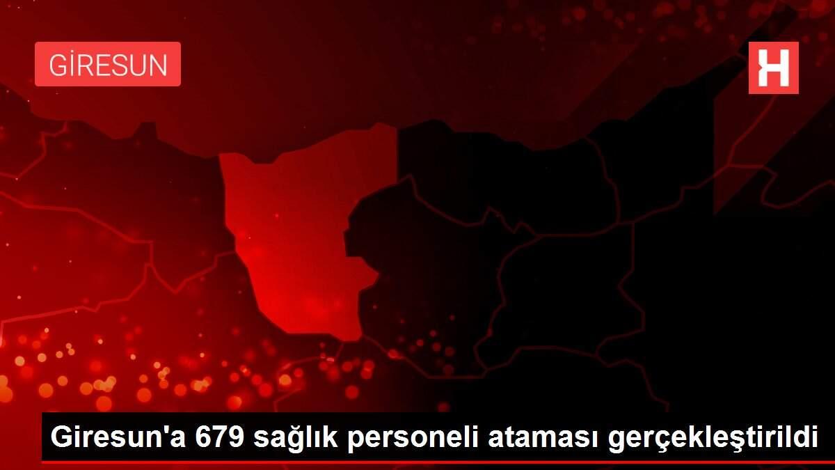 Giresun'a 679 sağlık personeli ataması gerçekleştirildi