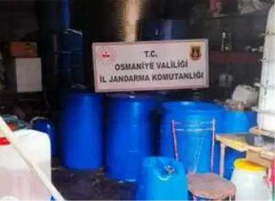 Jandarmadan sahte dezenfektan ve kolonya operasyonu