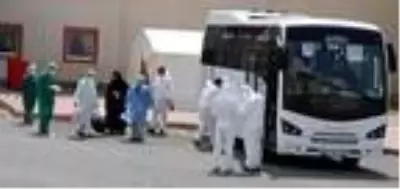 Koronavirüsü yenen 32 umreci, alkışlarla uğurlandı Koronavirüsü yenen 32 umreci, alkışlarla uğurlandı