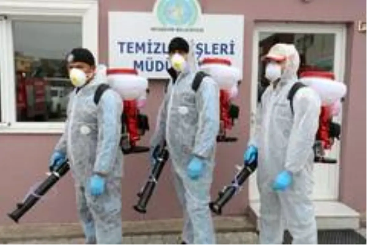 Nevşehir Belediyesi dezenfekte timi işbaşında