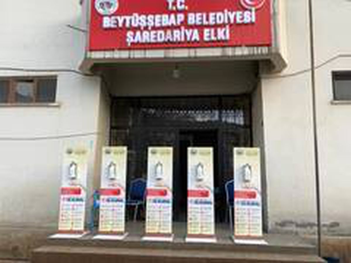 Beytüşşebap'ta dezenfekte noktaları oluşturuldu
