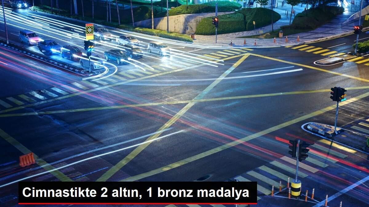 Cimnastikte 2 altın, 1 bronz madalya