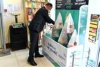 Dayanışma askısına bir günde 85 koli yardım geldi