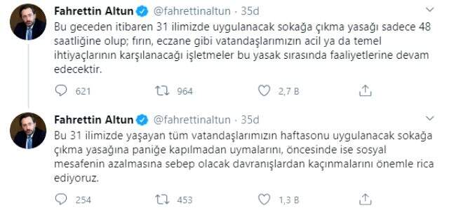 Fahrettin Altun'dan vatandaşlara uyarı: Paniğe kapılmayın