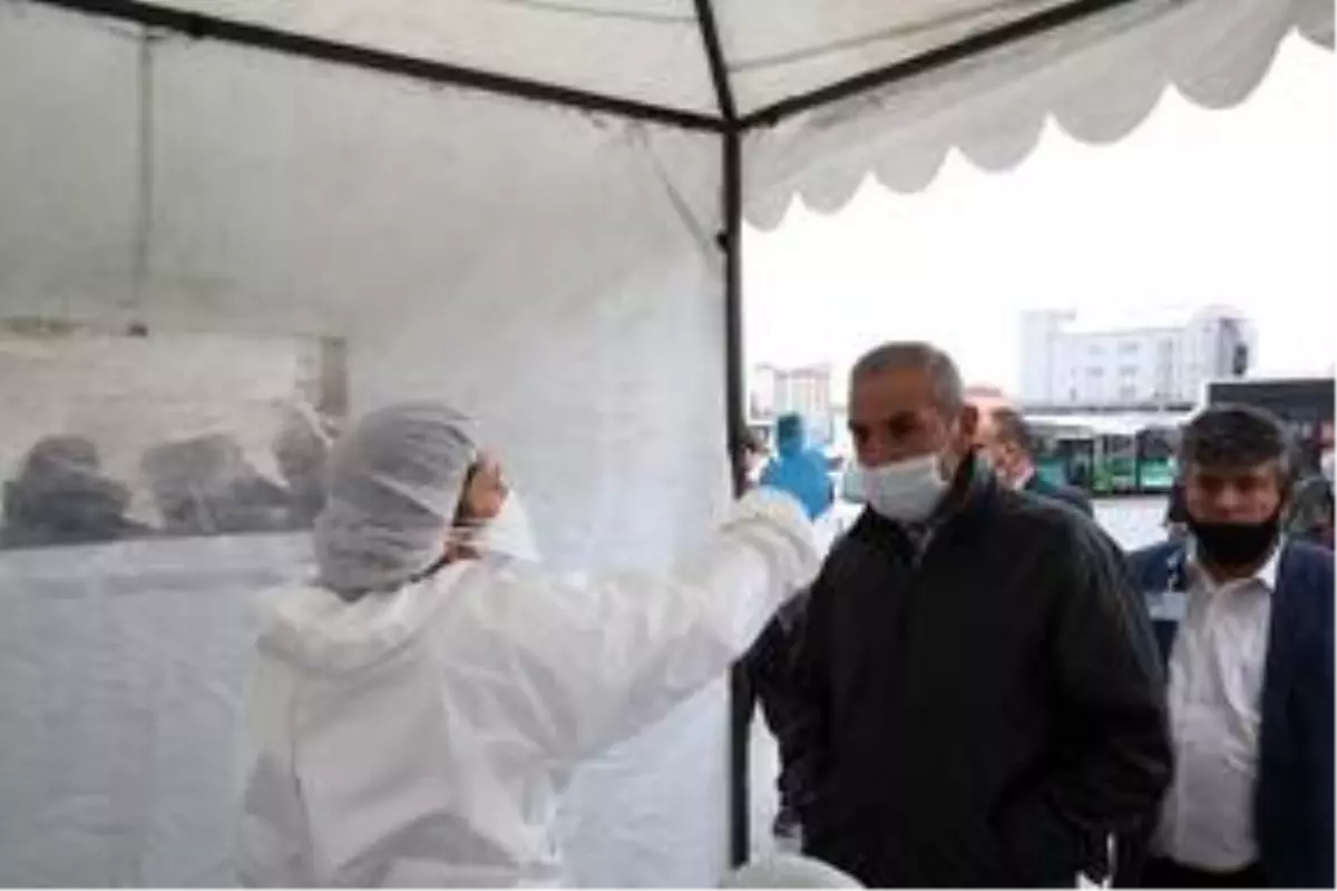 Kayseri Büyükşehir Belediyesinden otobüs şoförlerine sağlık taraması