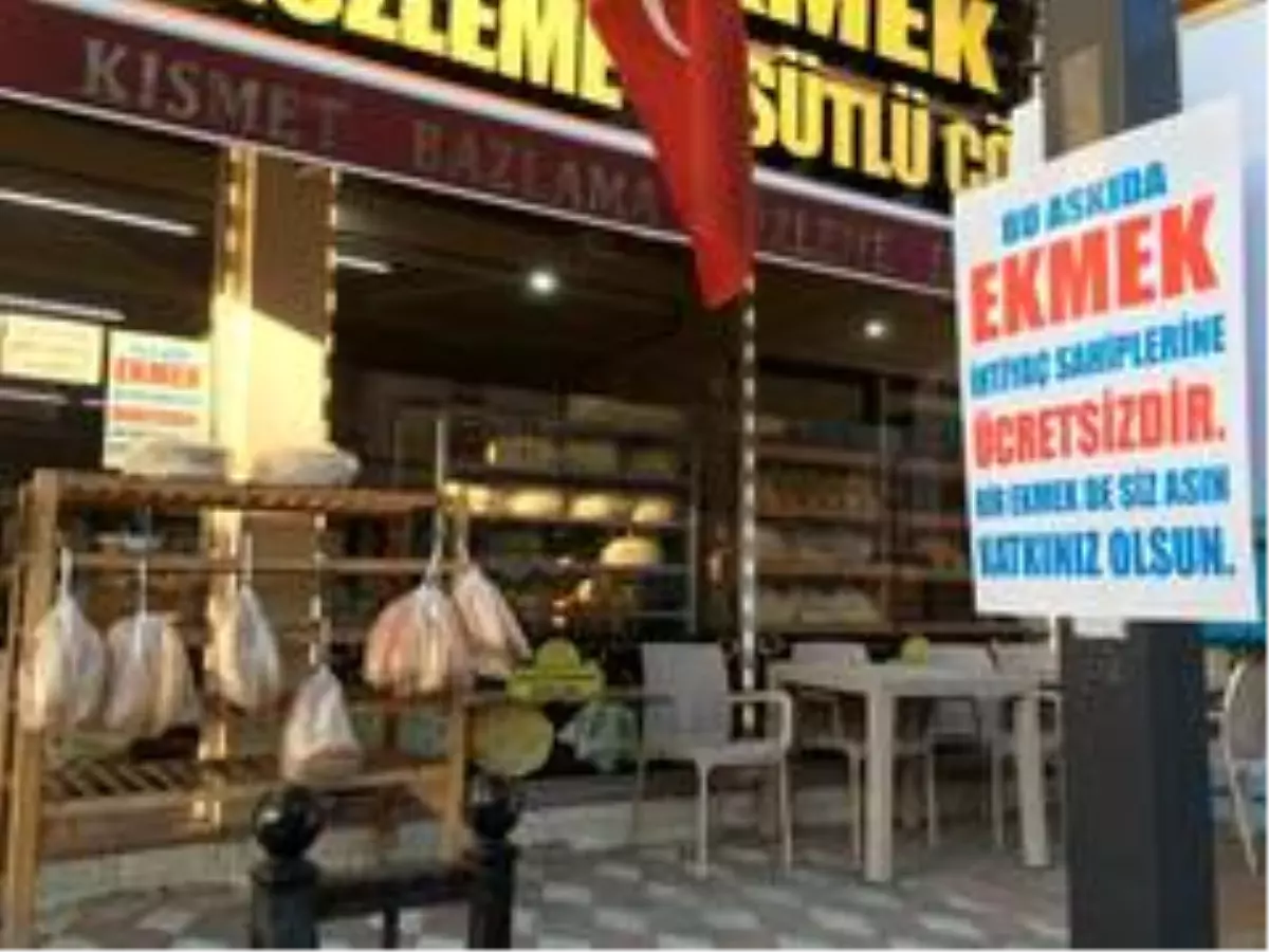 Kızılcahamam'da 'Askıda ekmek' kampanyası başladı