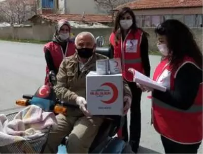 Türk Kızılay Sorgun şubesinden gıda yardımı