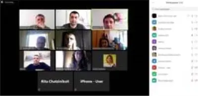 Uluslararası projenin toplantısı video konferans ile ...