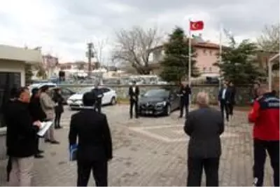 Yahşihan Belediyesi'nden sosyal mesafeli müdürler toplantısı