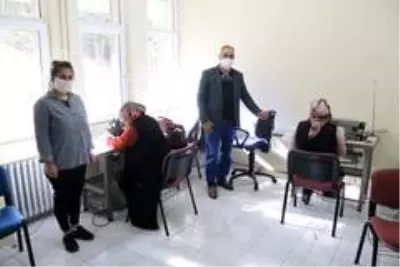 Yahyalı'da Maske Üretimine Başlandı