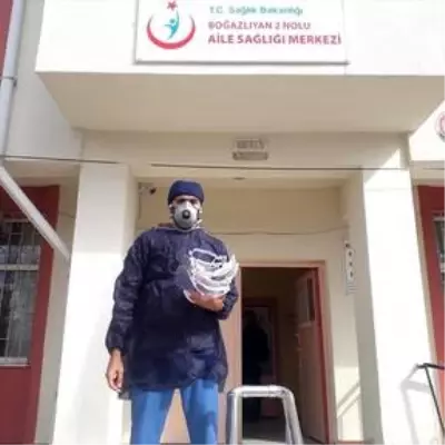 Boğazlıyan BİLSEM'de yüz siperliği üretiliyor Boğazlıyan BİLSEM'de yüz siperliği üretiliyor
