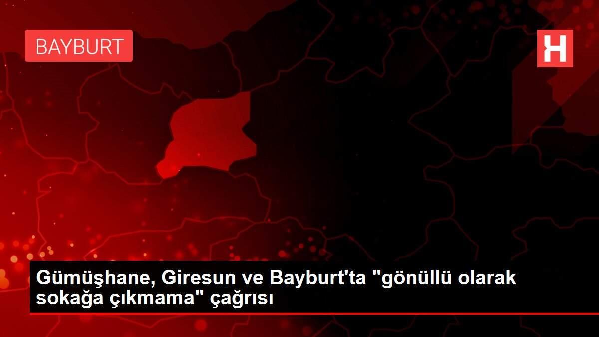 Gümüşhane, Giresun ve Bayburt'ta 'gönüllü olarak sokağa çıkmama' çağrısı