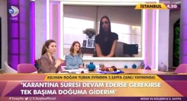 Hamile olan Aslıhan Doğan Turan doğum yorumu: Gerekirse tek başıma giderim