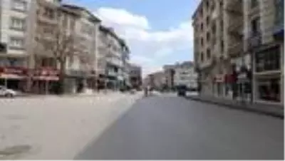 Sokağa çıkma yasağıyla Çubuk sessizliğe büründü