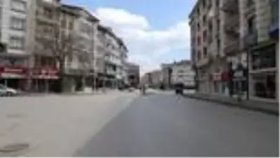 Sokağa çıkma yasağıyla Çubuk sessizliğe büründü