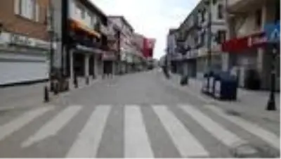 Sokağa çıkma yasağıyla Çubuk sessizliğe büründü