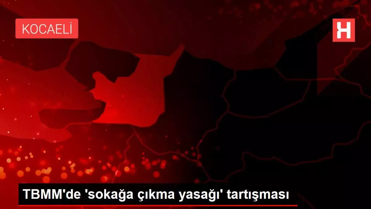 TBMM'de 'sokağa çıkma yasağı' tartışması TBMM'de 'sokağa çıkma yasağı' tartışması