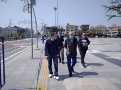 Tedbirleri yerinde incelediler Tedbirleri yerinde incelediler
