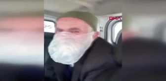 BURSA Poşeti maske şeklinde kullanan yaşlı adamın ihtiyaçları belediye ekiplerince karşılandı
