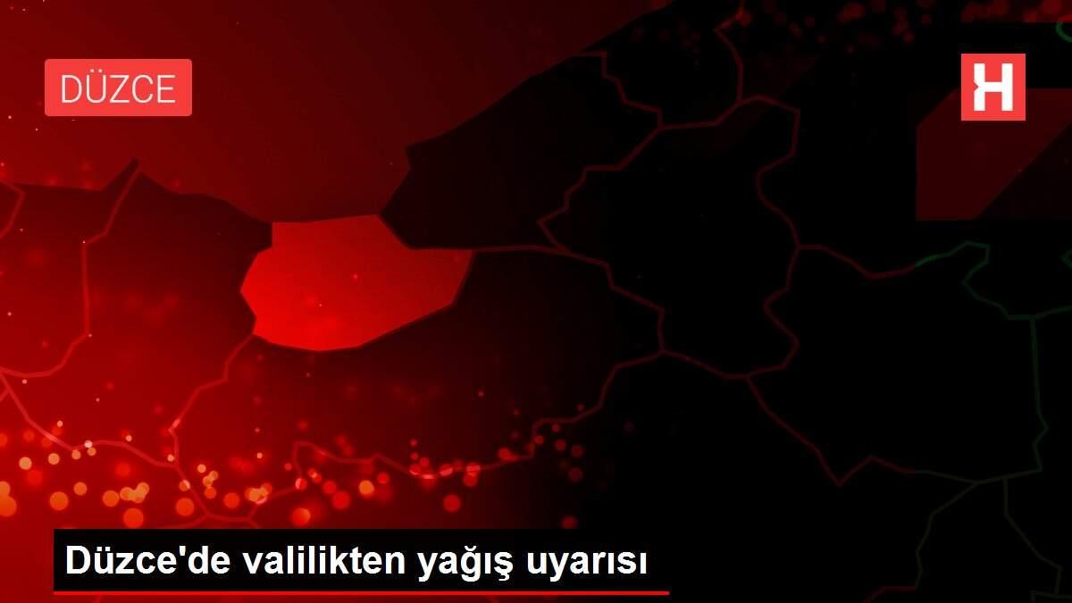 Düzce'de valilikten yağış uyarısı