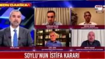Soylu'nun istifası konuşulurken ekrandan duyulan ses, televizyon tarihine geçti Soylu'nun istifası konuşulurken ekrandan duyulan ses, televizyon tarihine geçti