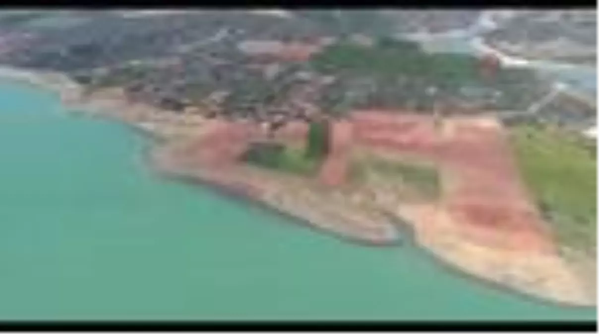 Mersin ve Tarsus'un içme suyu ihtiyacını karşılayan Berdan Barajı havadan denetleniyor
