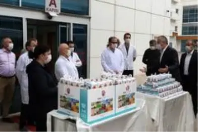 Başkan Kılıç'tan sağlıkçılara 'nokul' Başkan Kılıç'tan sağlıkçılara 'nokul'
