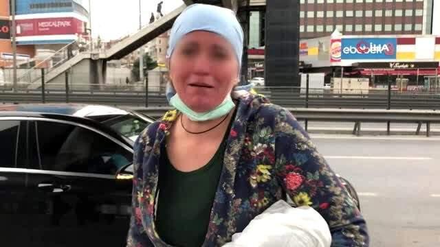 İnfaz düzenlemesiyle cezaevinden çıkan kadın mahkumun sevinci dikkat çekti.