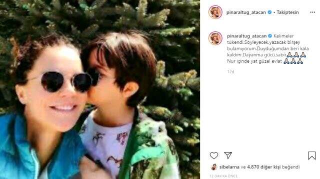 8 yaşındaki oğlu vefat eden Ebru Şallı'ya taziye mesajı yağdı