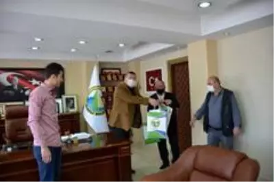 Alaplı'da maskeler kapıda teslim ediliyor Alaplı'da maskeler kapıda teslim ediliyor
