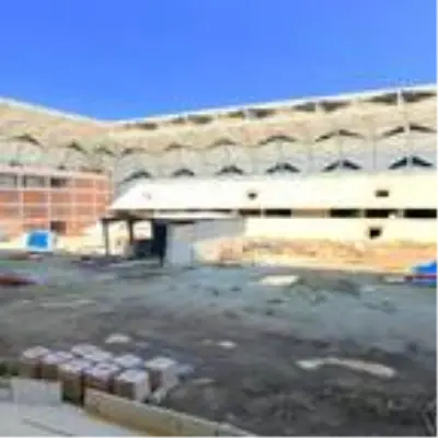Alsancak Stadı�nda çalışmalar sürüyor Spor